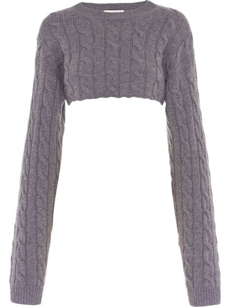 miu miu cable knit